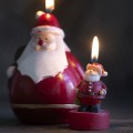 Broste Teelichter 'Weihnachtsmann' rot