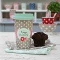 Krasilnikoff Coffee-to-go-Becher 'Keep smiling'